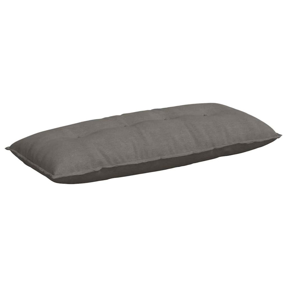 Produktbild för Ryggkudde Ljusgrå 120 x 50 cm Kordread tyg