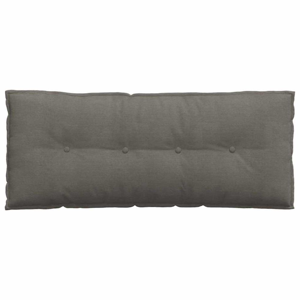 Produktbild för Ryggkudde Ljusgrå 120 x 50 cm Kordread tyg