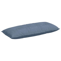 Produktbild för Ryggkudde Blå 120 x 50 cm Kordread tyg