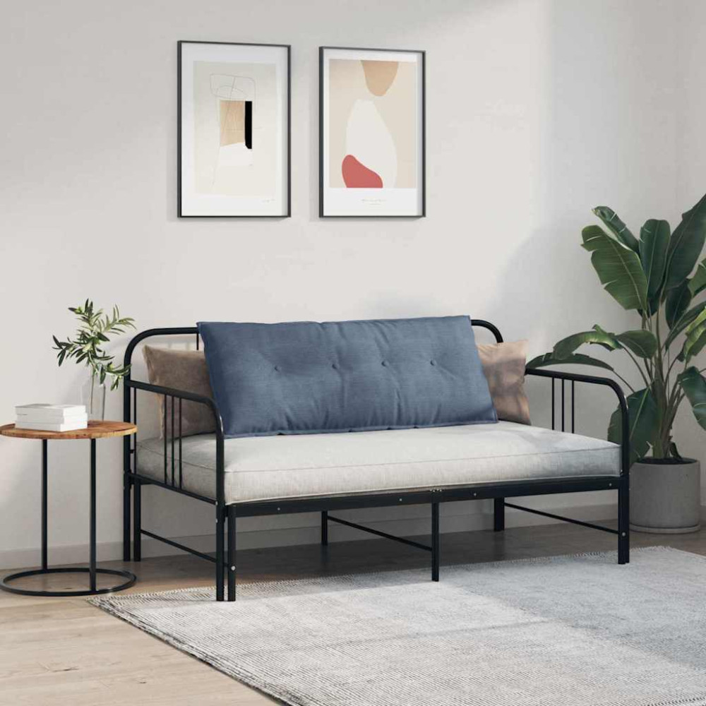Produktbild för Ryggkudde Blå 120 x 50 cm Kordread tyg