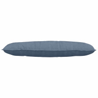 Produktbild för Ryggkudde Blå 120 x 50 cm Kordread tyg