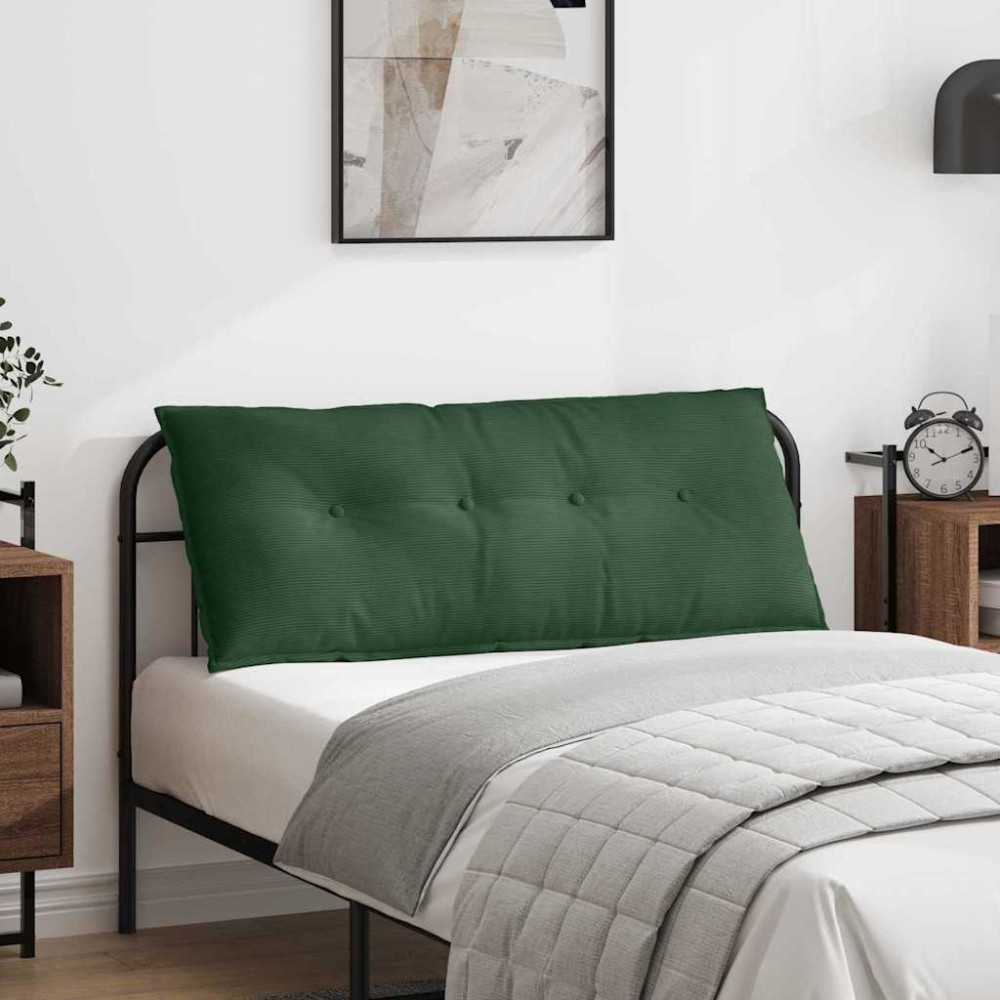 Produktbild för Ryggkudde Jungelgrön 120 x 50 cm Kordread tyg