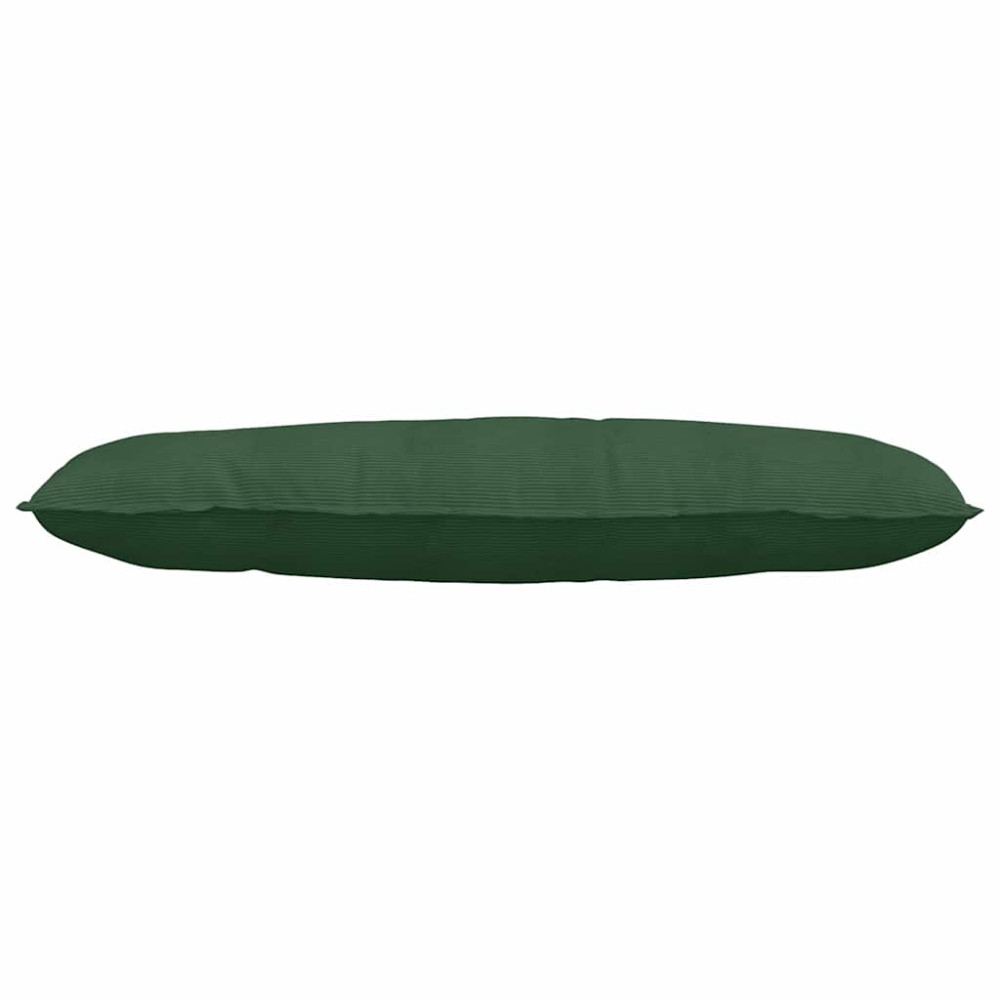 Produktbild för Ryggkudde Jungelgrön 120 x 50 cm Kordread tyg