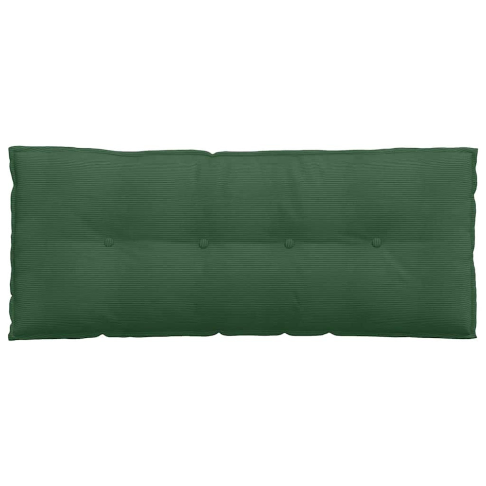 Produktbild för Ryggkudde Jungelgrön 120 x 50 cm Kordread tyg