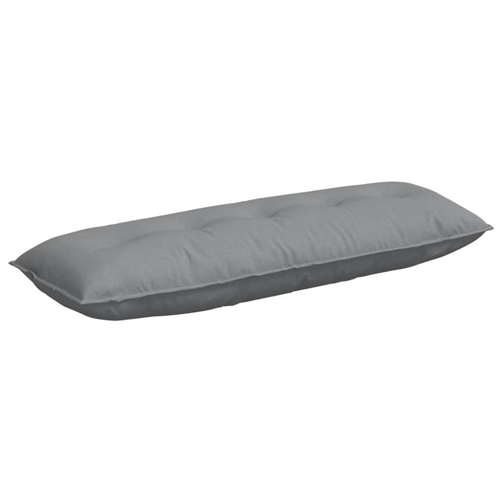 Produktbild för Ryggkudde Ljusgrå 140 x 19 x 50 cm tyg