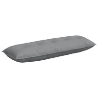 Produktbild för Ryggkudde Ljusgrå 140 x 19 x 50 cm tyg