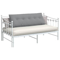 Produktbild för Ryggkudde Ljusgrå 140 x 19 x 50 cm tyg