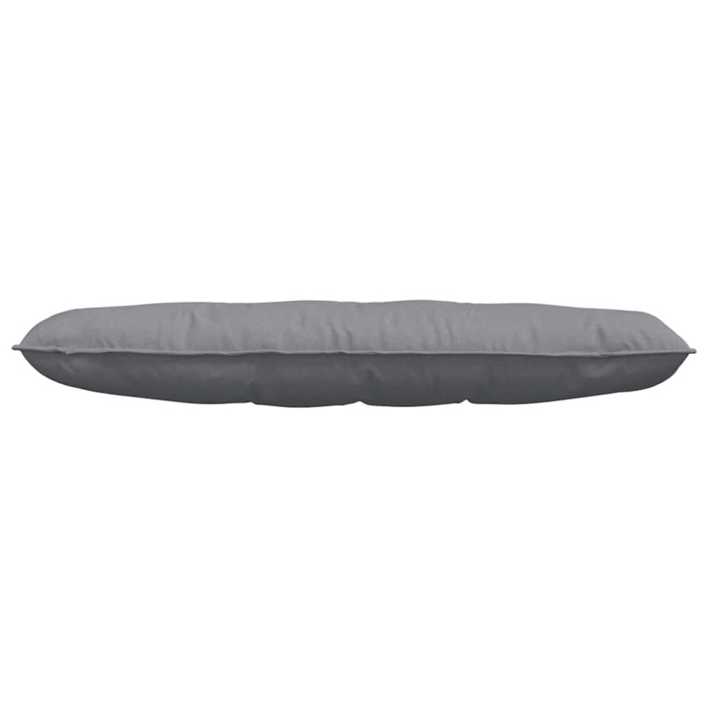 Produktbild för Ryggkudde Ljusgrå 140 x 19 x 50 cm tyg