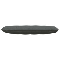 Produktbild för Ryggkudde Mörkgrå 140 x 19 x 50 cm tyg