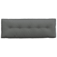 Produktbild för Ryggkudde Mörkgrå 140 x 19 x 50 cm tyg