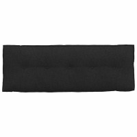 Produktbild för Ryggkudde Svart 140 x 19 x 50 cm tyg