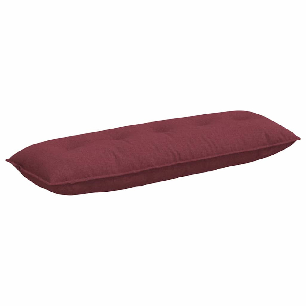 Produktbild för Ryggkudde Vinröd 140 x 19 x 50 cm tyg