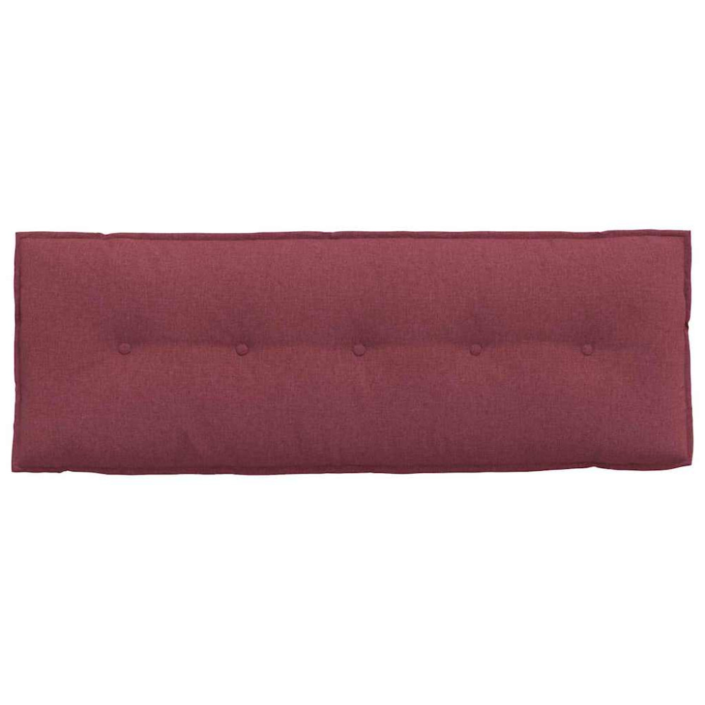 Produktbild för Ryggkudde Vinröd 140 x 19 x 50 cm tyg