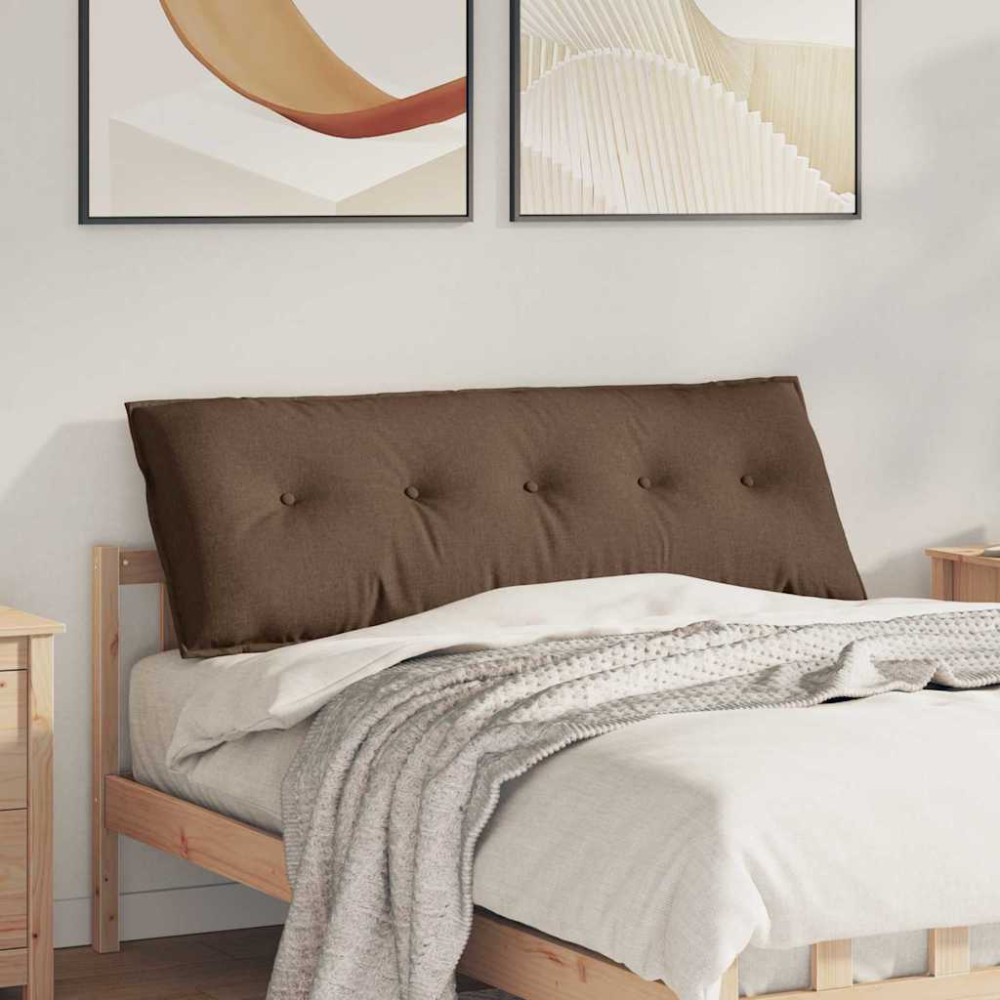 Produktbild för Ryggkudde Brun 140 x 19 x 50 cm tyg