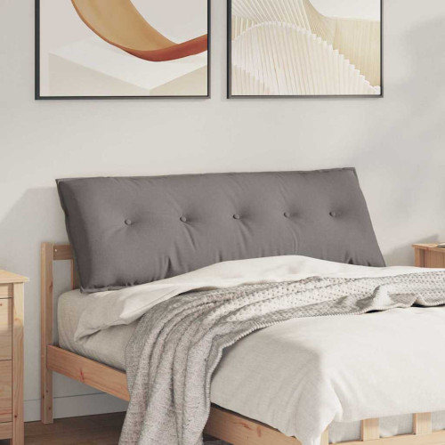 vidaXL Ryggkudde Taupe 140 x 19 x 50 cm tyg