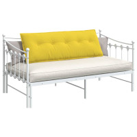 Produktbild för Ryggkudde Ljusgul 140 x 19 x 50 cm tyg