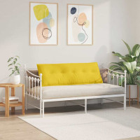 Produktbild för Ryggkudde Ljusgul 140 x 19 x 50 cm tyg