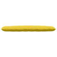 Produktbild för Ryggkudde Ljusgul 140 x 19 x 50 cm tyg