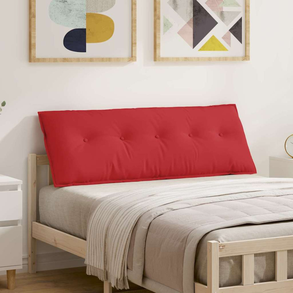Produktbild för Ryggkudde Röd 140 x 19 x 50 cm tyg