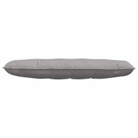 Produktbild för Ryggkudde Moln Grå 140 x 19 x 50 cm tyg