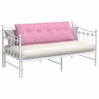 Produktbild för Ryggkudde Rosa 140 x 19 x 50 cm tyg