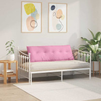 Produktbild för Ryggkudde Rosa 140 x 19 x 50 cm tyg