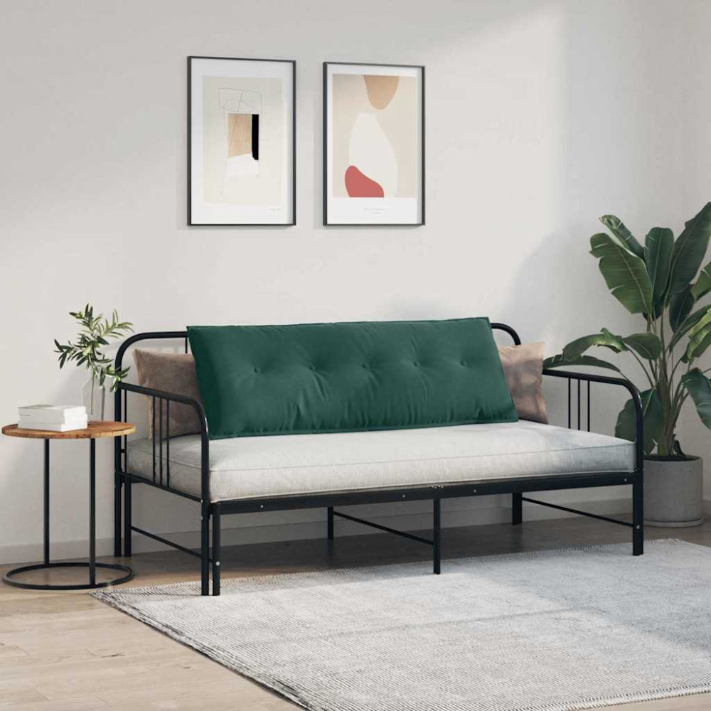 Produktbild för Ryggkudde Mörkgrön 140 x 50 cm Kordread tyg