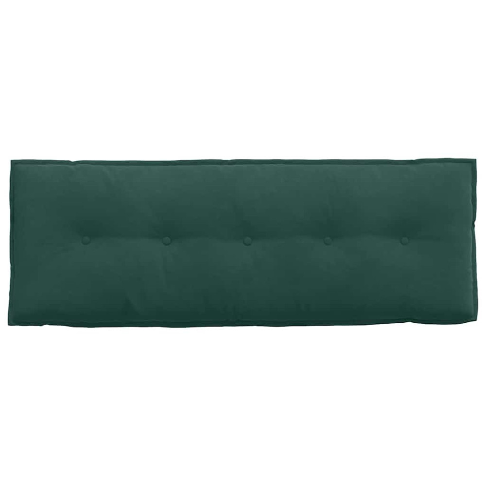 Produktbild för Ryggkudde Mörkgrön 140 x 50 cm Kordread tyg
