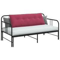 Produktbild för Ryggkudde Vinröd 140 x 50 cm Kordread tyg