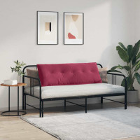 Produktbild för Ryggkudde Vinröd 140 x 50 cm Kordread tyg