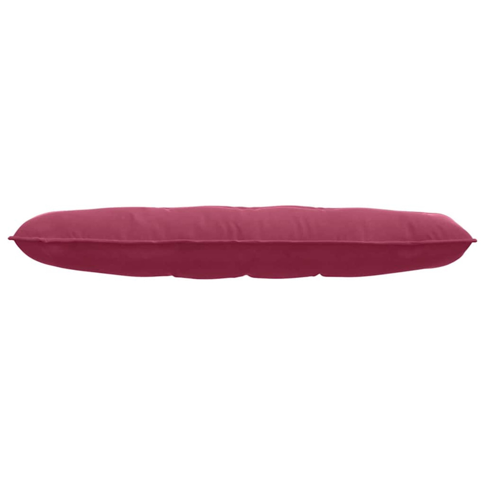 Produktbild för Ryggkudde Vinröd 140 x 50 cm Kordread tyg