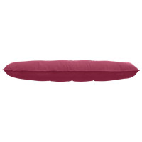 Produktbild för Ryggkudde Vinröd 140 x 50 cm Kordread tyg