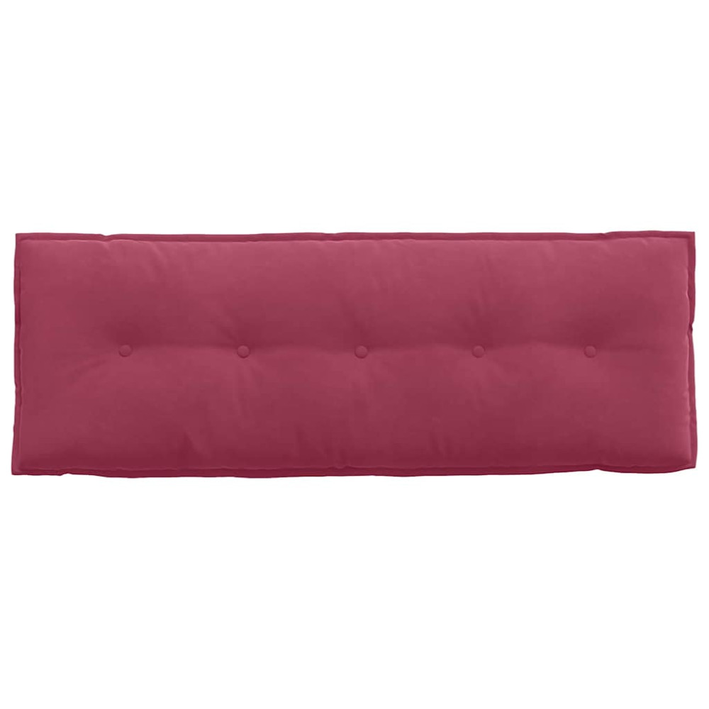 Produktbild för Ryggkudde Vinröd 140 x 50 cm Kordread tyg