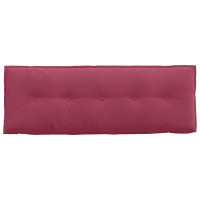 Produktbild för Ryggkudde Vinröd 140 x 50 cm Kordread tyg