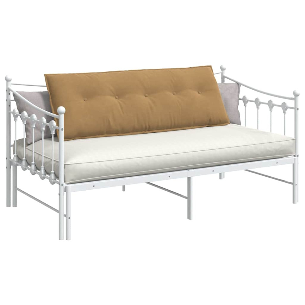 Produktbild för Ryggkudde Brun 140 x 50 cm Kordread tyg