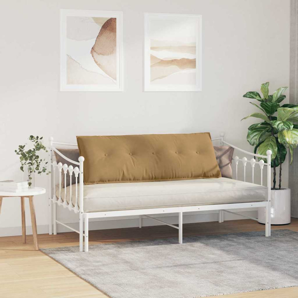Produktbild för Ryggkudde Brun 140 x 50 cm Kordread tyg