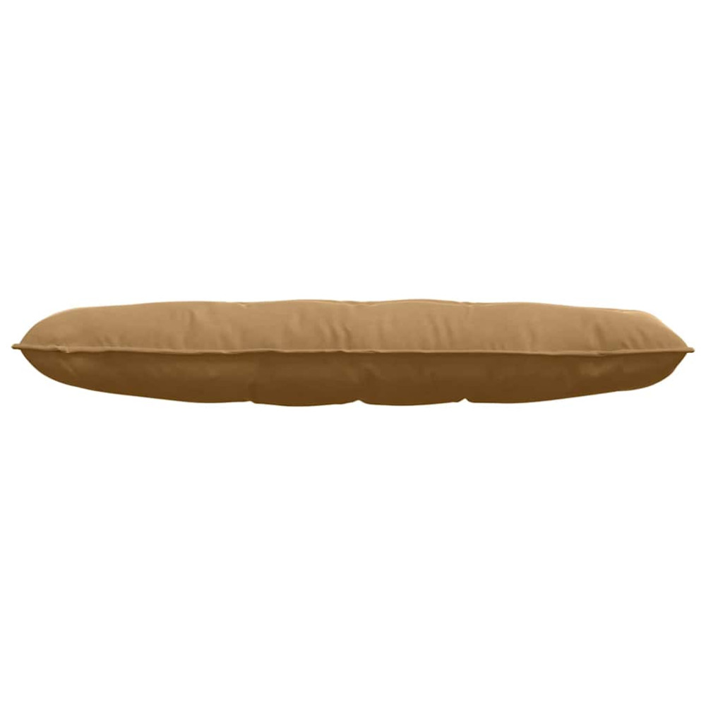 Produktbild för Ryggkudde Brun 140 x 50 cm Kordread tyg