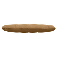 Produktbild för Ryggkudde Brun 140 x 50 cm Kordread tyg