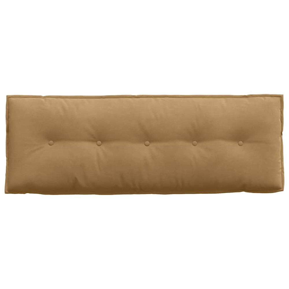 Produktbild för Ryggkudde Brun 140 x 50 cm Kordread tyg