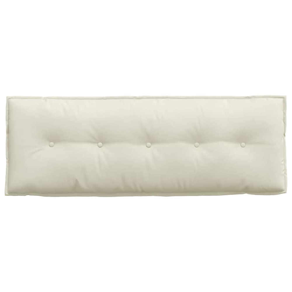 Produktbild för Ryggkudde Kräm 140 x 50 cm Kordread tyg