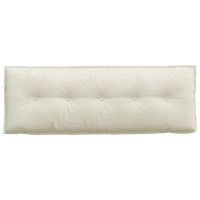 Produktbild för Ryggkudde Kräm 140 x 50 cm Kordread tyg