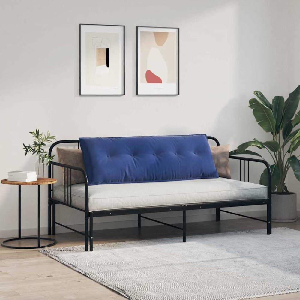 Produktbild för Ryggkudde Polisblå 140 x 50 cm Kordread tyg