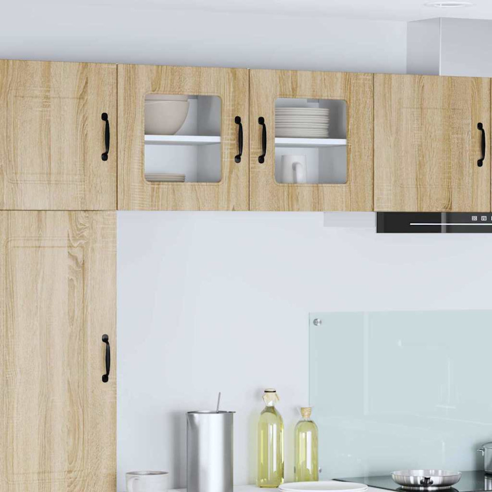 Produktbild för Diskmaskin panel Kalmar 2 pcs Sonoma-ek 40 x 31 x 40 cm