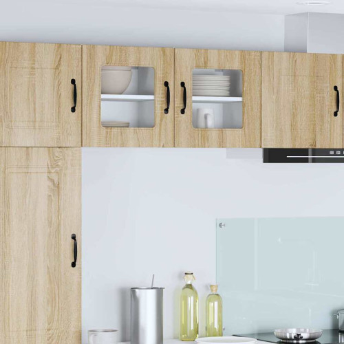 vidaXL Diskmaskin panel Kalmar 2 pcs Sonoma-ek 40 x 31 x 40 cm