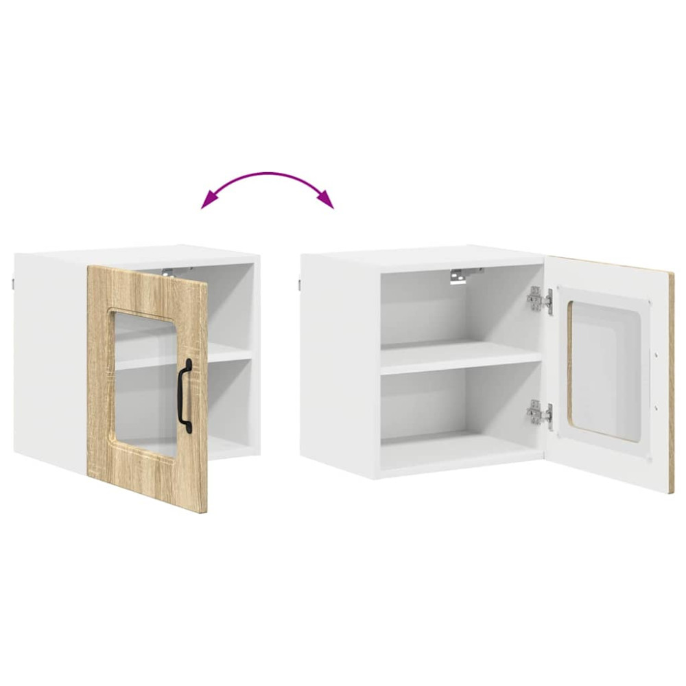 Produktbild för Diskmaskin panel Kalmar 2 pcs Sonoma-ek 40 x 31 x 40 cm