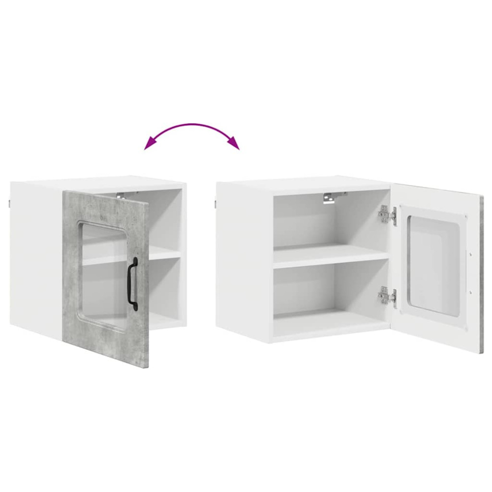 Produktbild för Diskmaskin panel Kalmar Betonggrå 40 x 31 x 40 cm