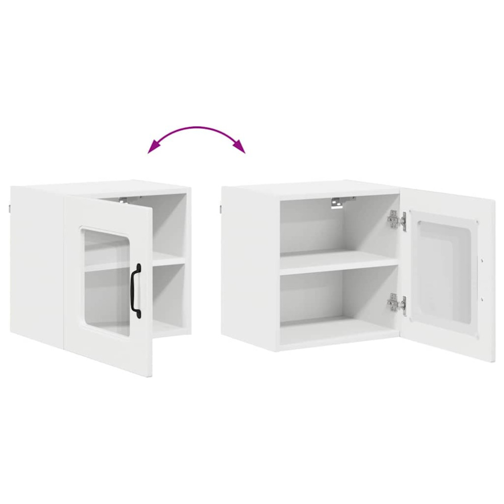 Produktbild för Diskmaskin panel Kalmar 2 pcs Högblanka vita 40 x 31 x 40 cm