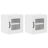 Produktbild för Diskmaskin panel Kalmar 2 pcs Högblanka vita 40 x 31 x 40 cm