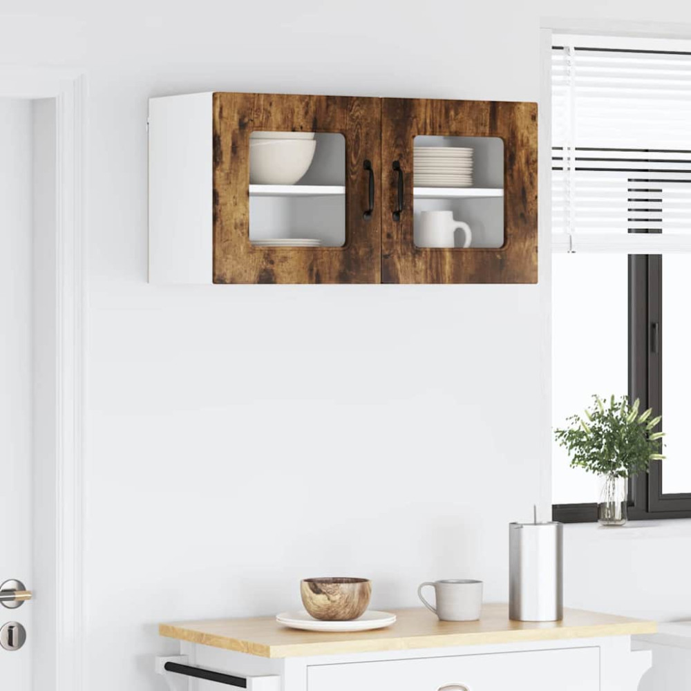 Produktbild för Diskmaskin panel Kalmar Rökt ek 40 x 31 x 40 cm Konstruerat trä