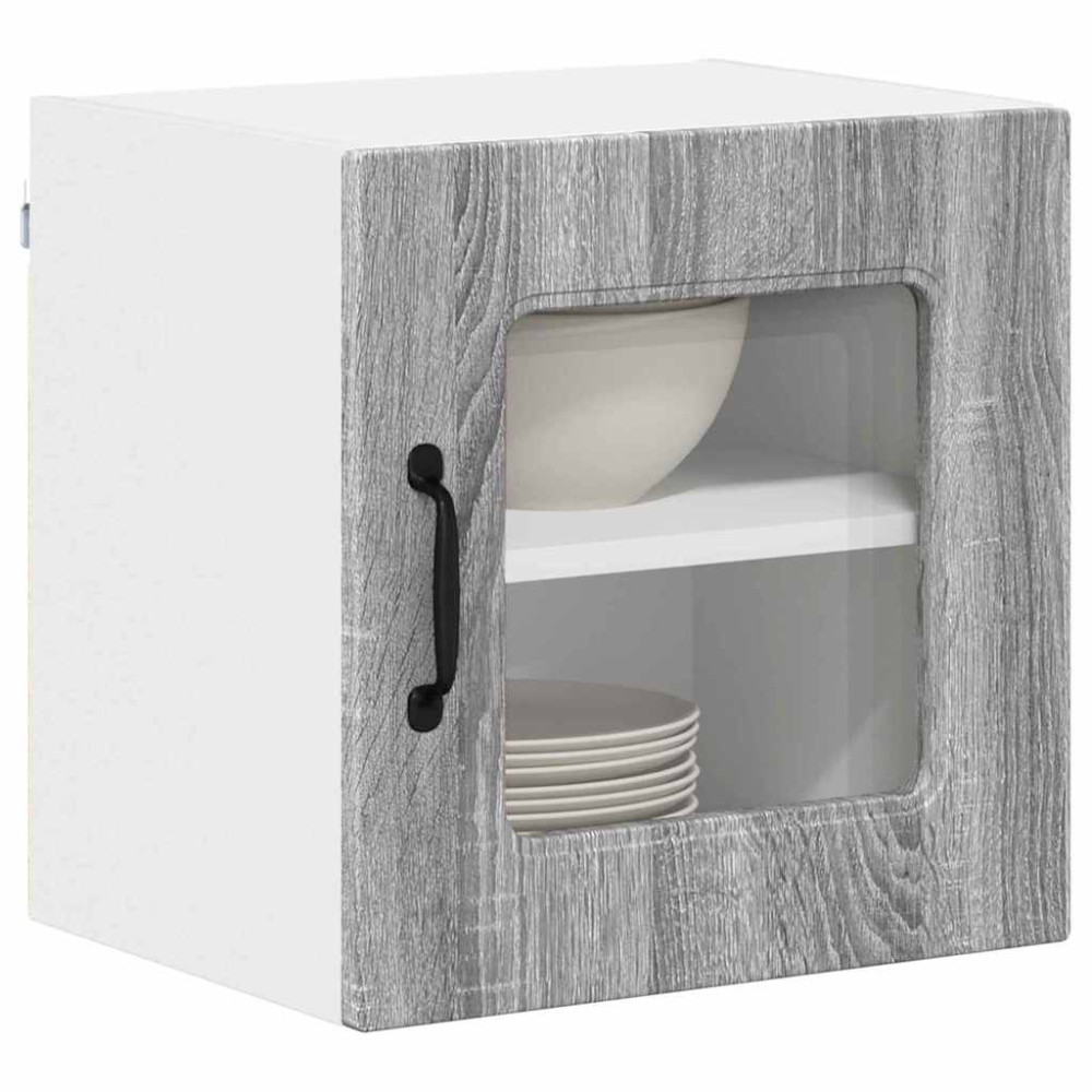 Produktbild för Diskmaskin panel Kalmar 2 pcs Grå Sonoma 40 x 31 x 40 cm